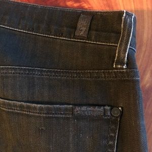 Seven 7 For All Mankind straight black 34